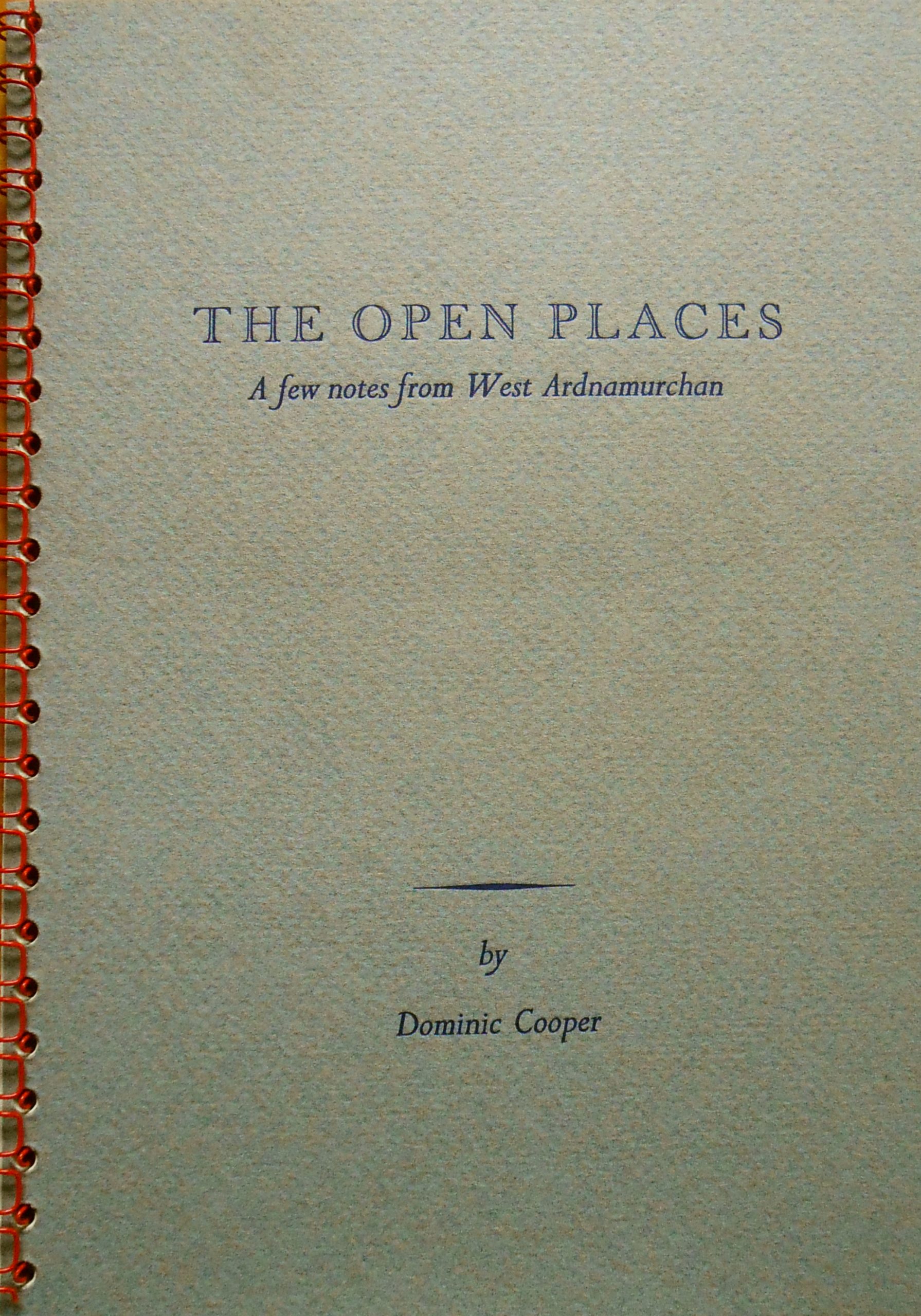 The Open Places